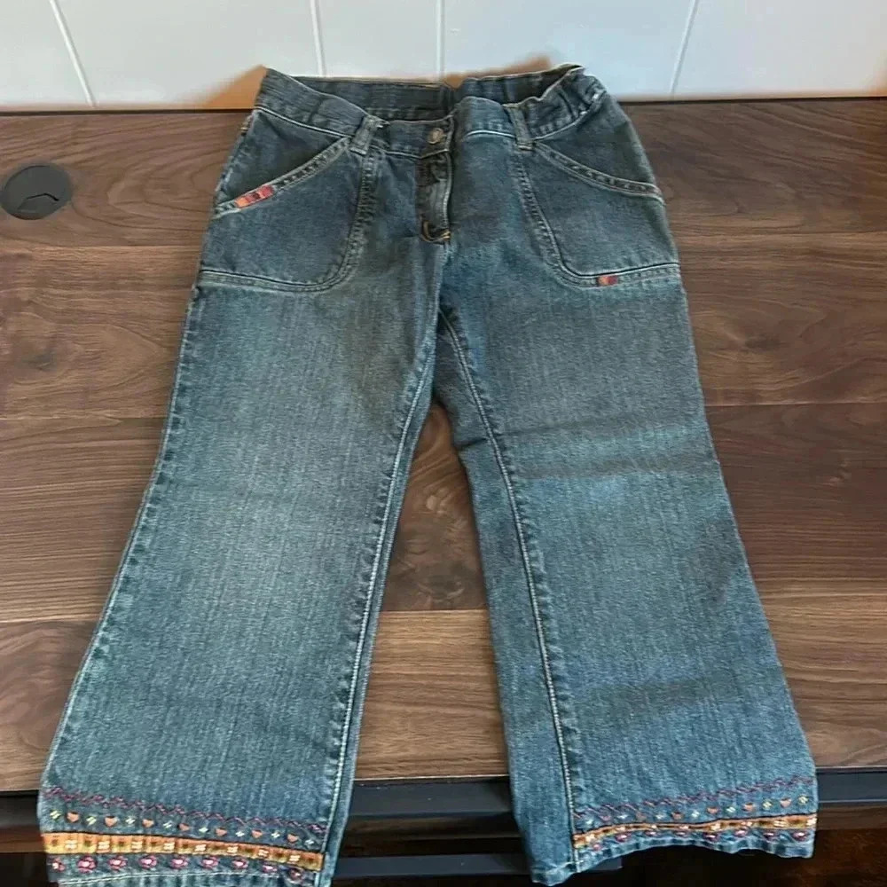 Gymboree harvest flower jeans
